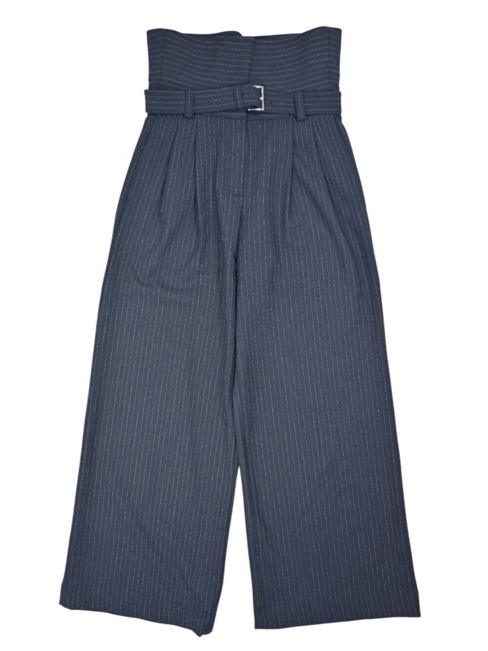 A.L.C. Emma Pant in Navy Pinstripe